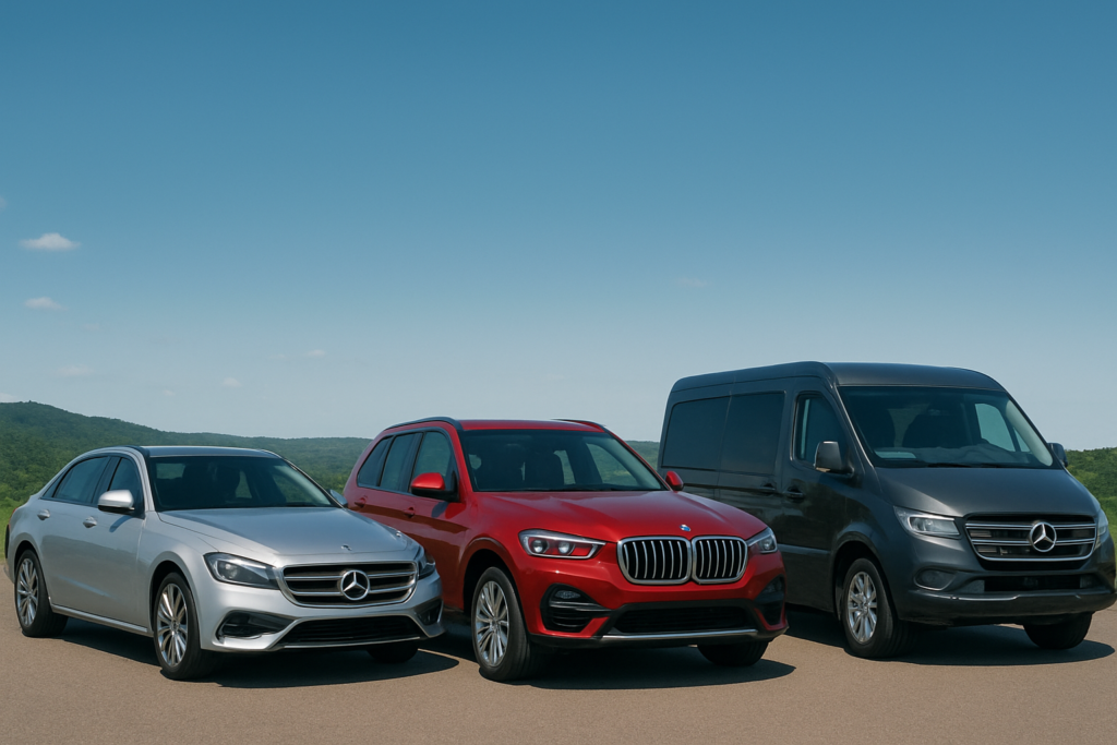 Sedan vs SUV vs Luxury Van